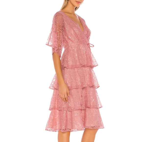 Tularosa Autumn Dress Dusty Rose M - Picture 4 of 10